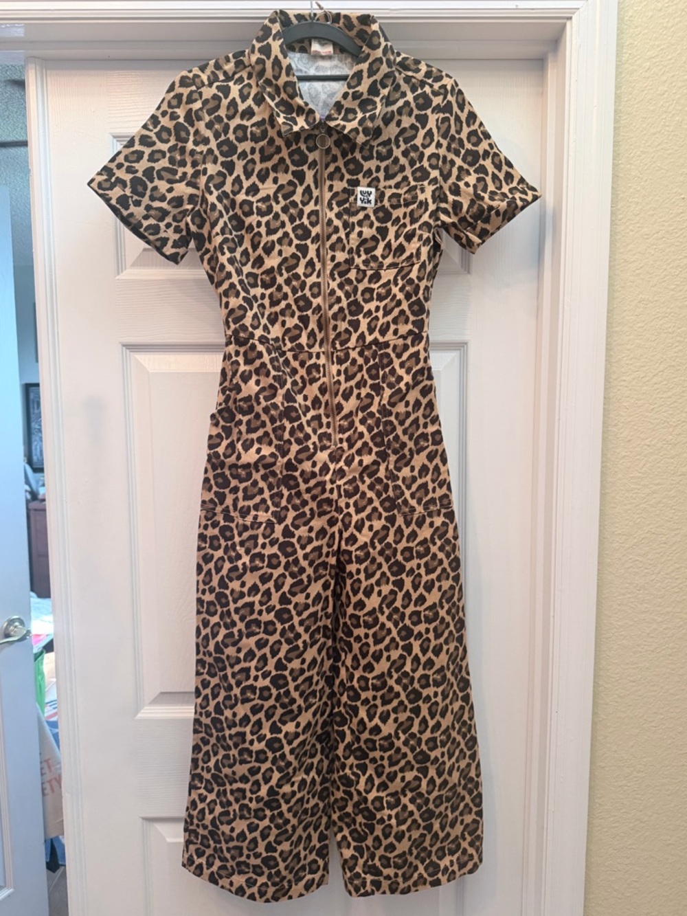 LUCY & YAK (NWT)  LEOPARD PRINT JUMPSUIT